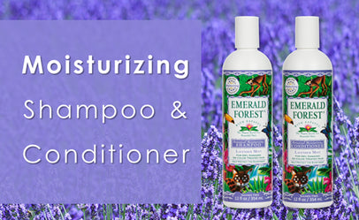 Emerald Forest Moisturizing Shampoo & Conditioner, with Sapayul, Sulfate Free, Silicone Free, Betaine Free, Organic, Fair Trade ingredients.