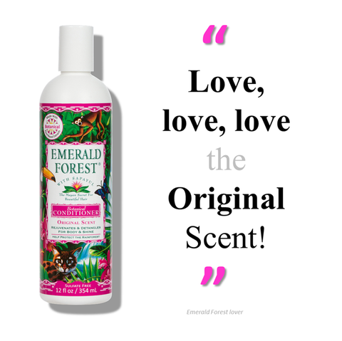 Emerald Forest Botanical Conditioner Original Scent with Sapayul, Sulfate Free, Organic, Fair Trade ingredients